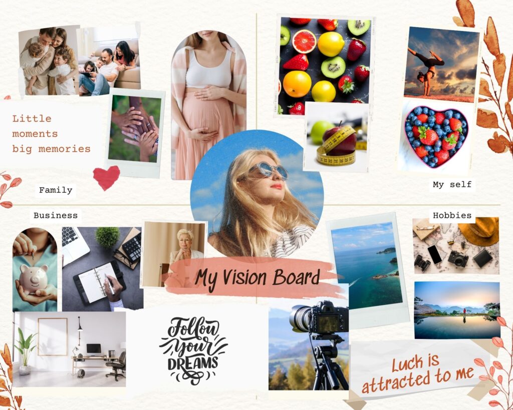 vision board example