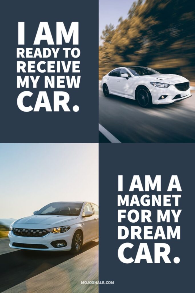 Affirmations to Manifest a New Car